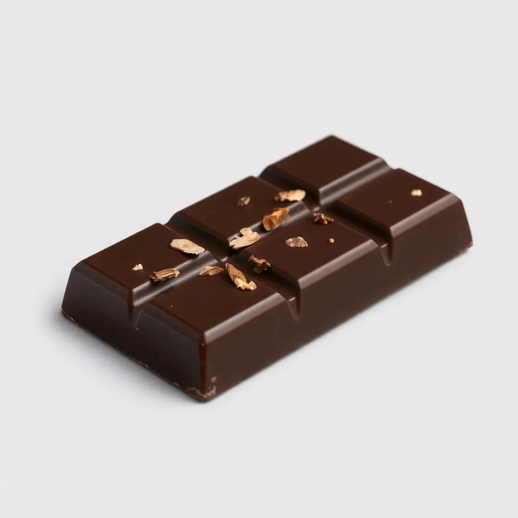 Dark Mushroom-Infused Chocolate Bar