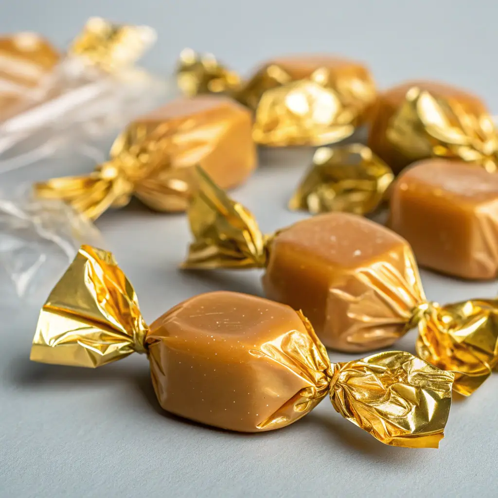 Golden Honey Caramels